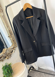 MYLENE Black Boyfriend Blazer