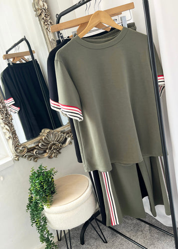 LAYLA Two-Piece Set in Khaki